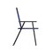 Emma and Oliver Munroe Set of 4 Textilene Folding Sling Style Patio Chairs with Armrests